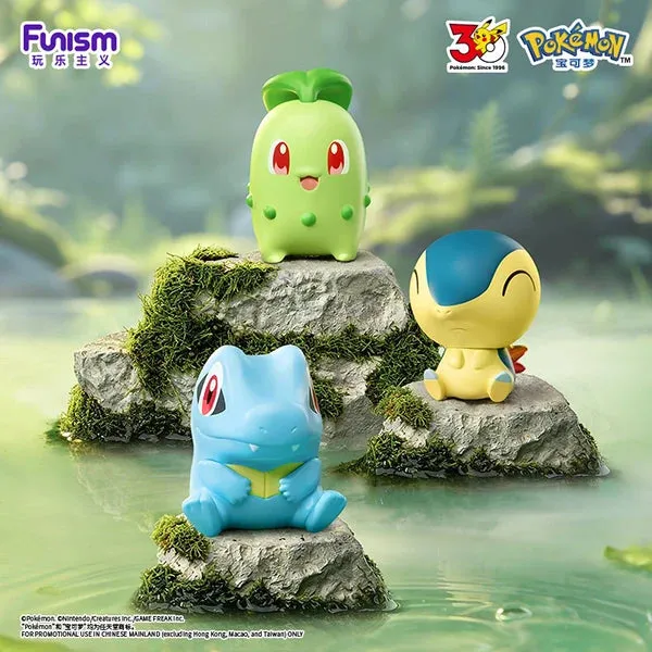 Pokemon 30th Palmsize Wonders First Partner Starter Series Blind Box - 1 Unidade Aleatória (3 Figuras)